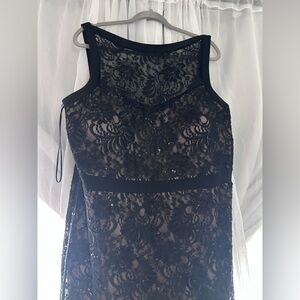 Elegant Black Lace Dress